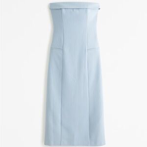 NWT Abercrombie and Fitch Strapless Tailored Midi Dress Size XL